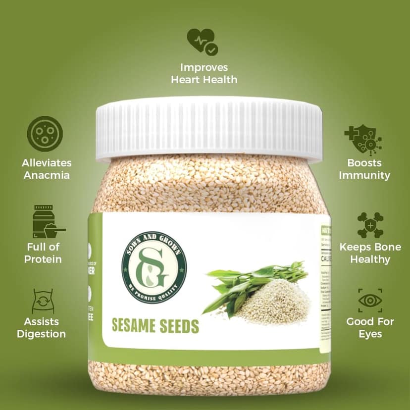 Sesame Seeds (Jar) view 6