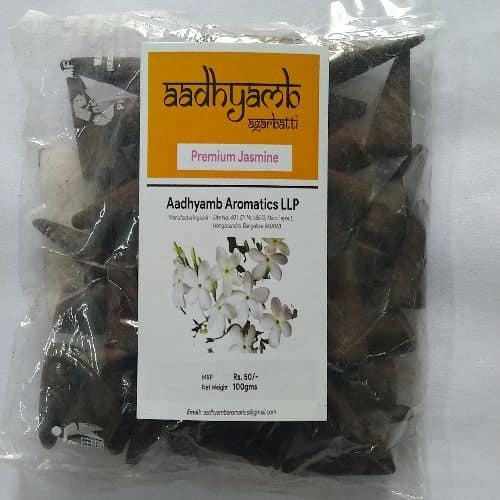 Dhoop Cones Premium Jasmine, 100 gm - Pack of 4