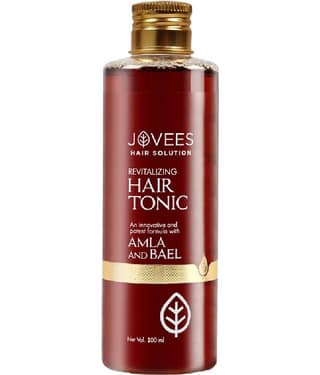Jovees Herbal Revitalising Amla & Bael Hair Tonic Gives Long Strong Hair 100ml