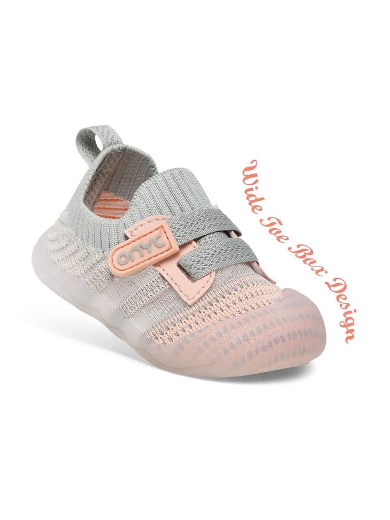 Smooth Toddlers' First Step Shoes - Peach (Unisex) view 5