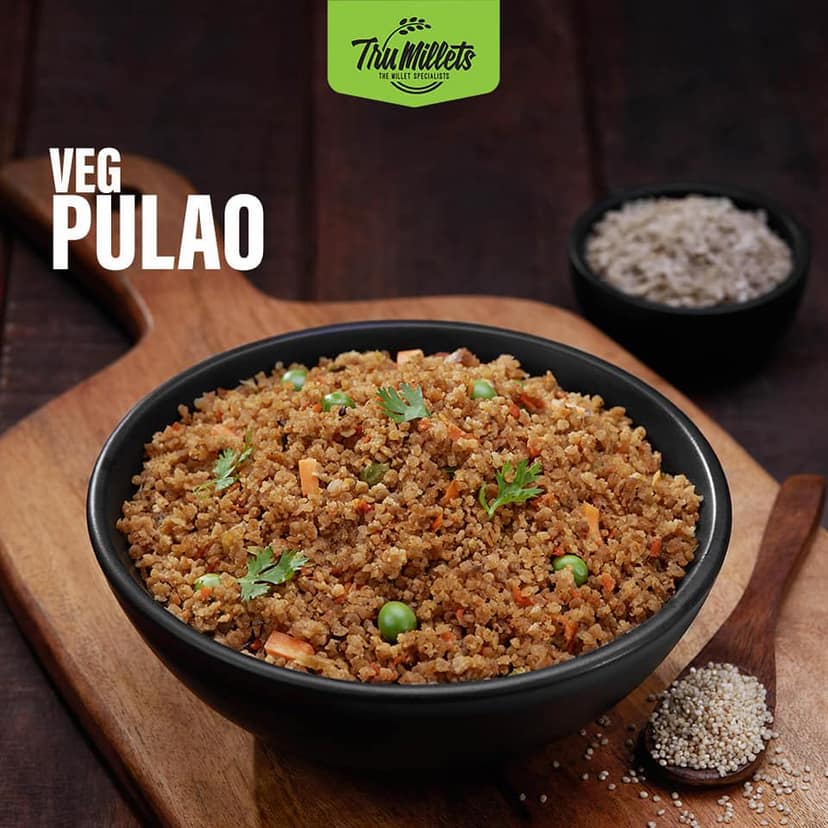 Trumillets Instant Kodo Millet Veg Pulao Mix With Rice | Traditional Masalas Mix | Ready to Cook | Tasty Ready to Eat Veg Pulao | No Artificial Colors | No Palm Oil (Each 200 Gm Pack of 2) view 4
