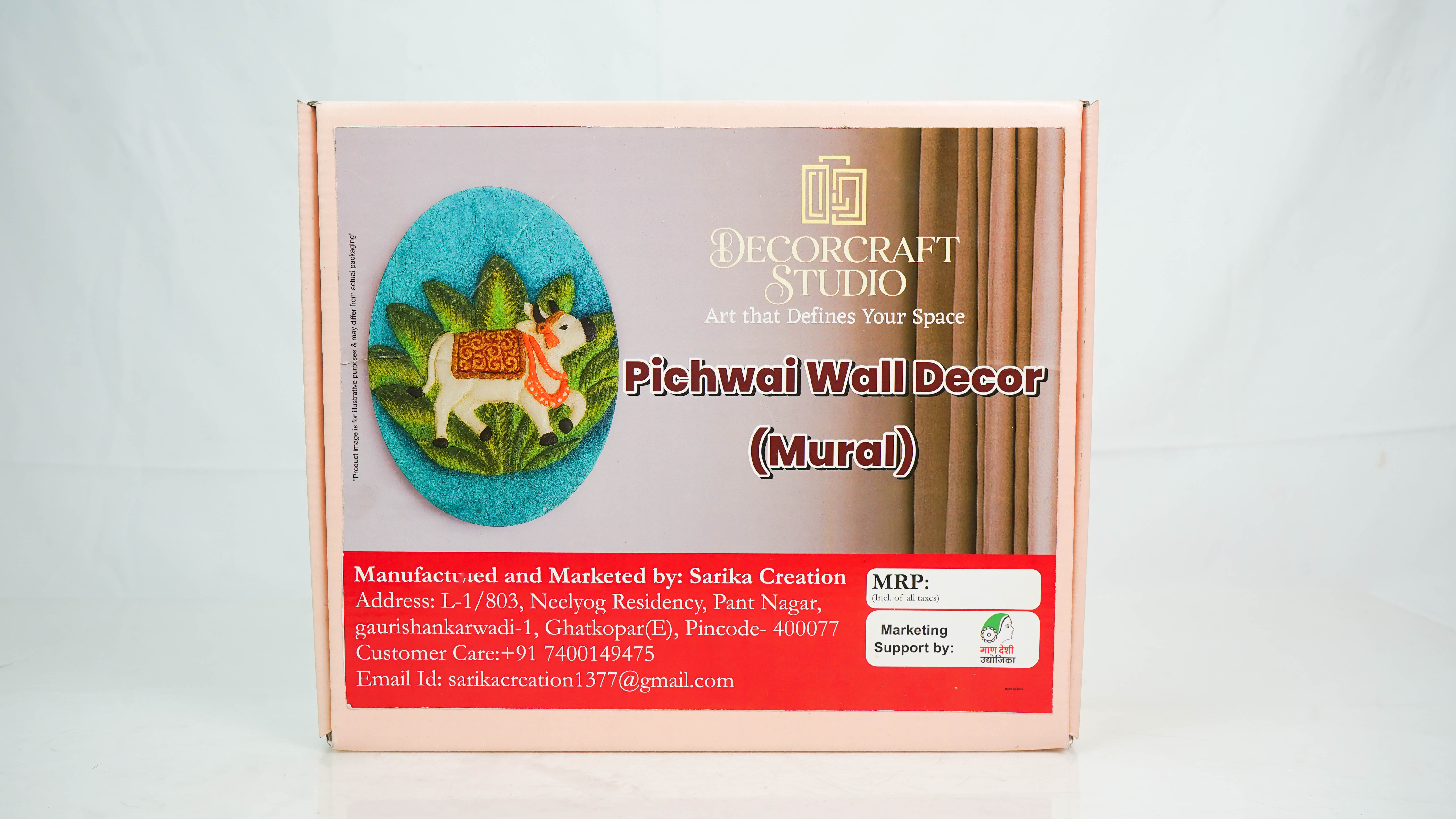 Handcrafted Pichwai Wall Décor | Traditional Indian Artwork | Elegant Home Décor
