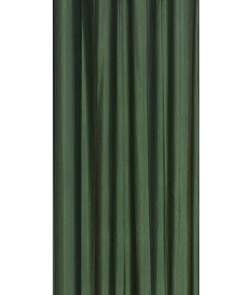 Panipat Textile Hub Solid Semi-Transparent Eyelet Door Curtain 7 ft Pack of 2 -Cream view 2