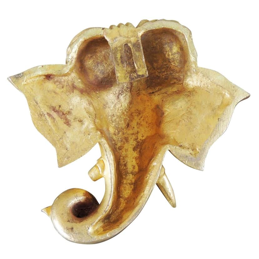 Brass Wall Hanging Ganesh Face Statue (BSMAS299 C) view 3