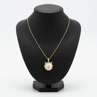 Cat Planet Pendant Necklace | Gold-Tone Anti-Tarnish Imitation Jewellery