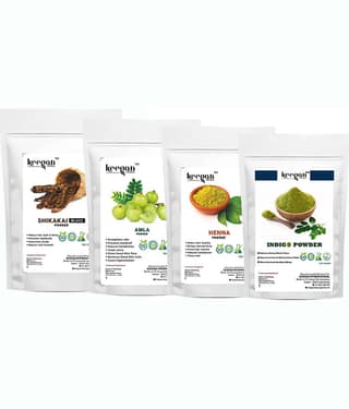 Keegan Natural Hair Combo Natural Henna 400 g Pack of 4