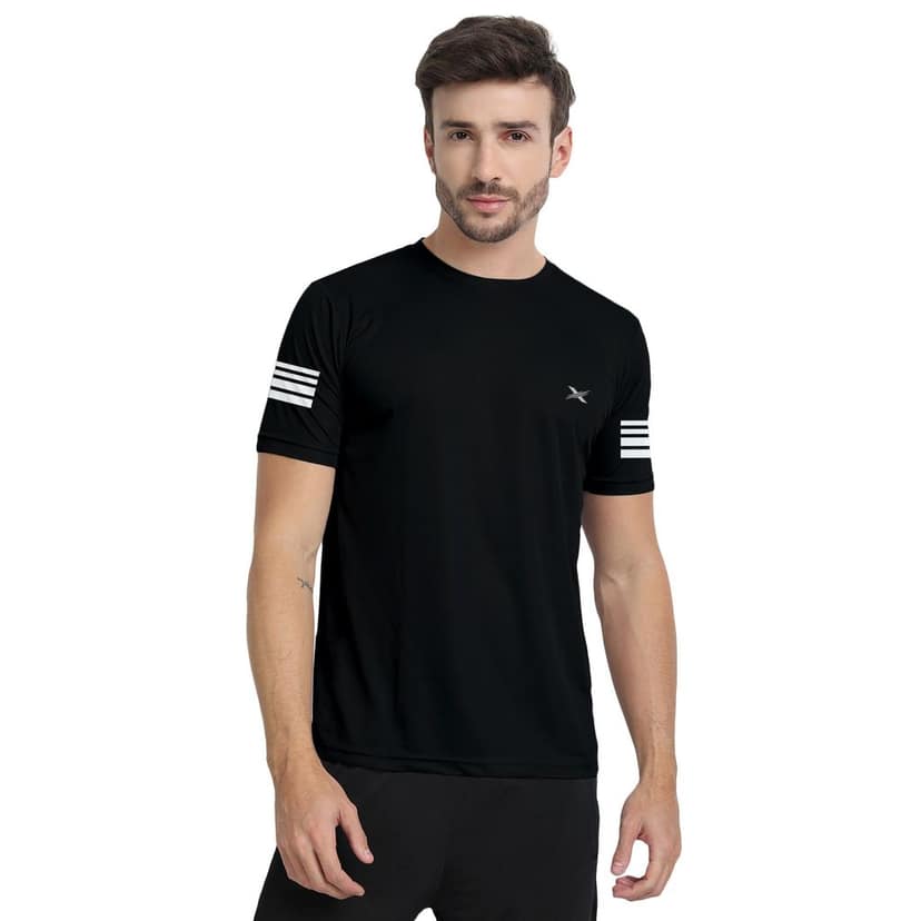 FTX Men Solid Round Neck Tshirt Pack Of 3 view 4
