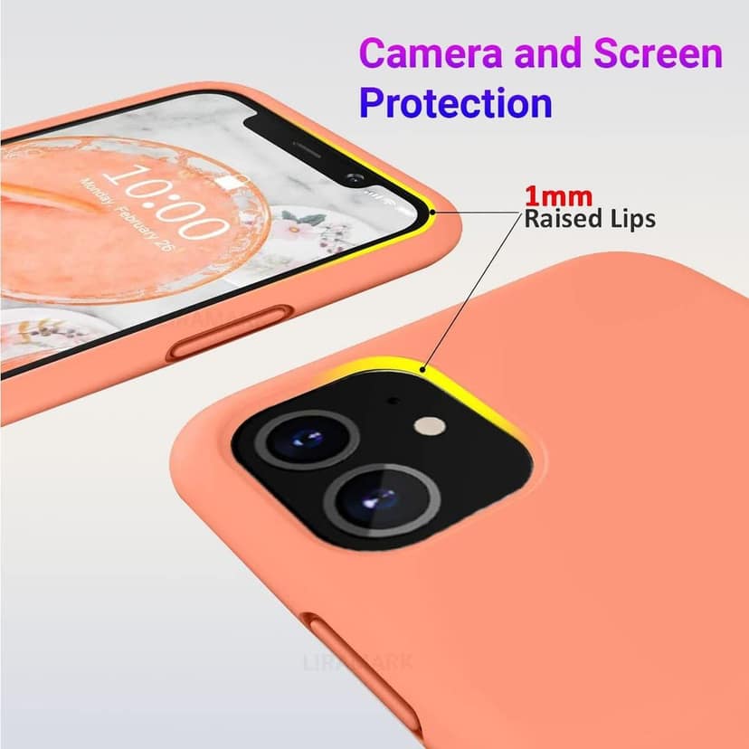 LIRAMARK Liquid Silicone Soft Back Cover Case for Apple iPhone 11 view 5