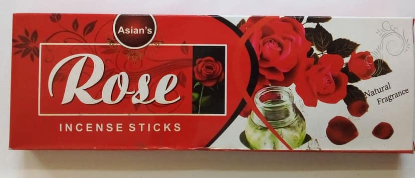 Rose Agarbatti 20 Grams Box view 2