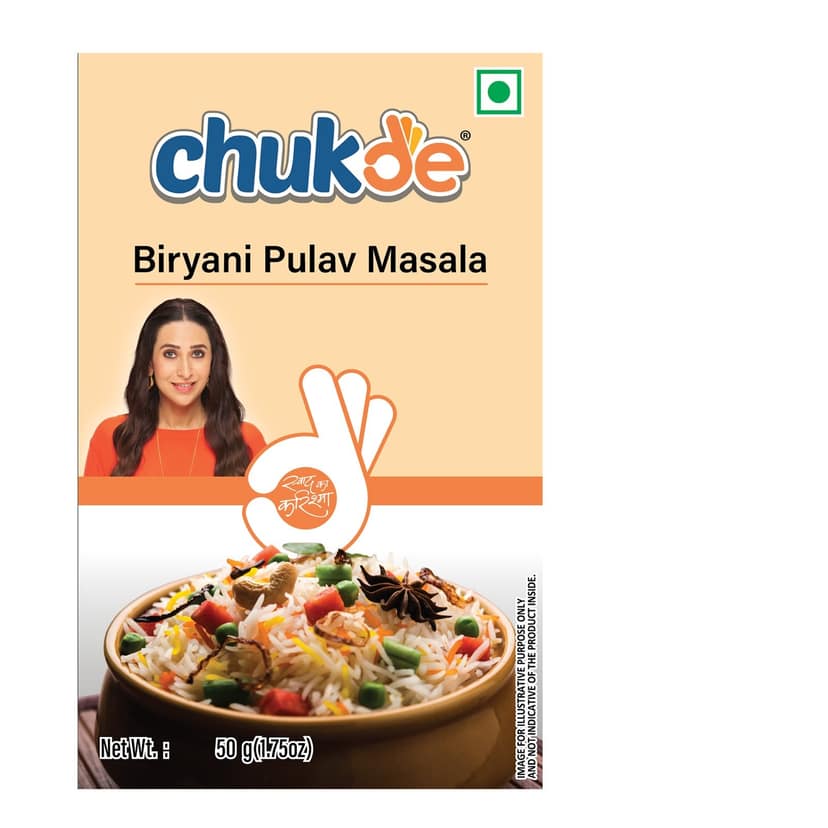 Chukde Spices Biryani Pulav Masala Powder 50gm