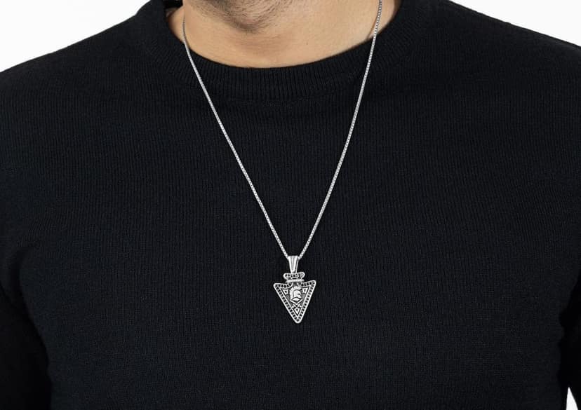 Warrior Crest Pendant view 2