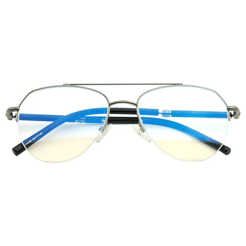 Aviator Half Rim Computer Glasses view 2