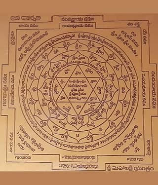 Omkar Dhana Akarshana Sri Maha Lakshmi Yantram