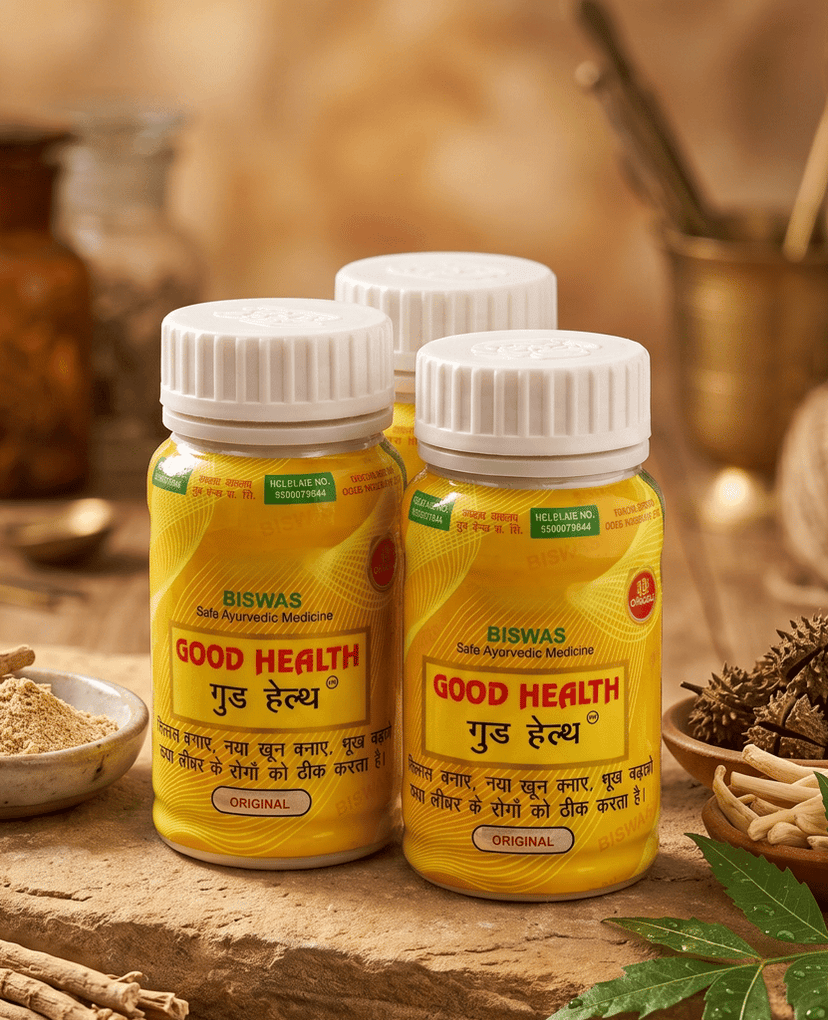 Dr Biswas Good Health Capsules – Natural Weight Gain, Energy & Immunity Booster | Appetite & Liver Support, Pk of 3