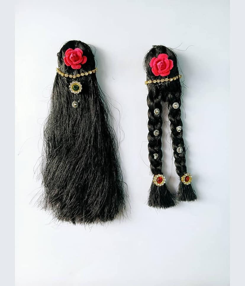 Cherry Tree Radha Krisha Red Fiber Jewellery ( Pack of 1 )
