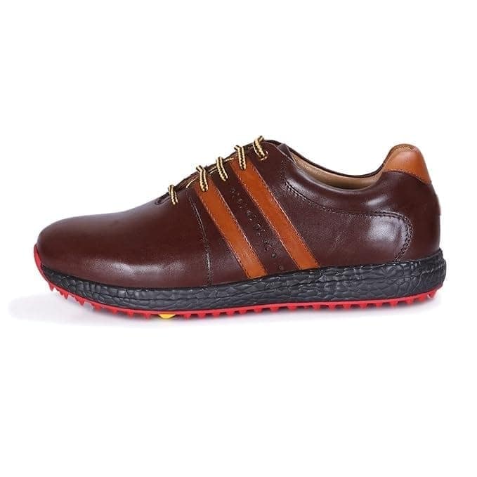HITCARO Men Proffessional Leather Golf Shoes | Lace-Up | Phylon Sole |Waterproof | Comfortable | Breathable | Sports Shoes view 2