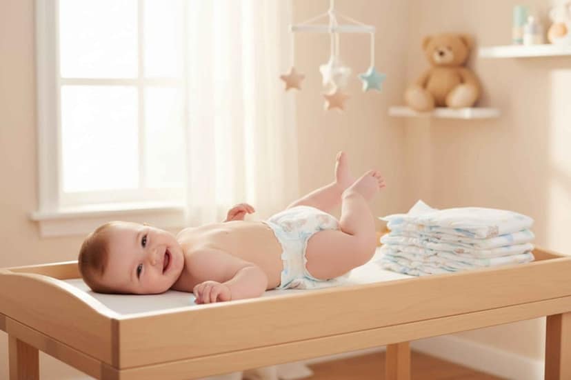 Premium Organic Baby Diapers - 50 Pack view 2