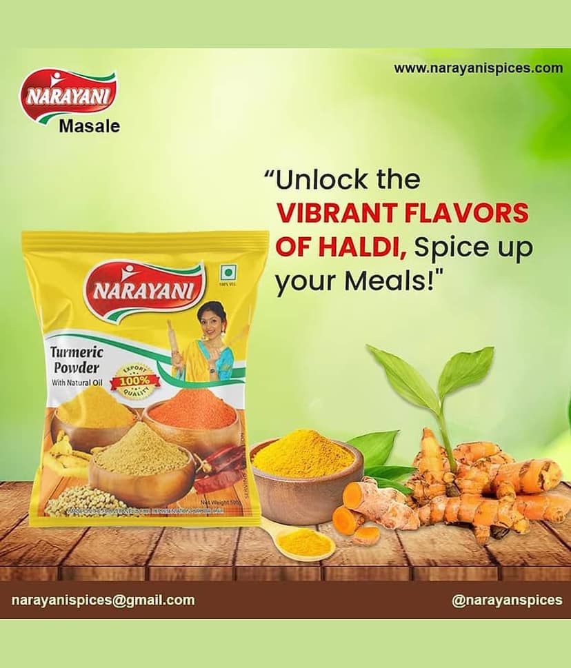 Narayani Spices 100 gm Haldi (Turmeric) ( Pack of 1 ) view 3
