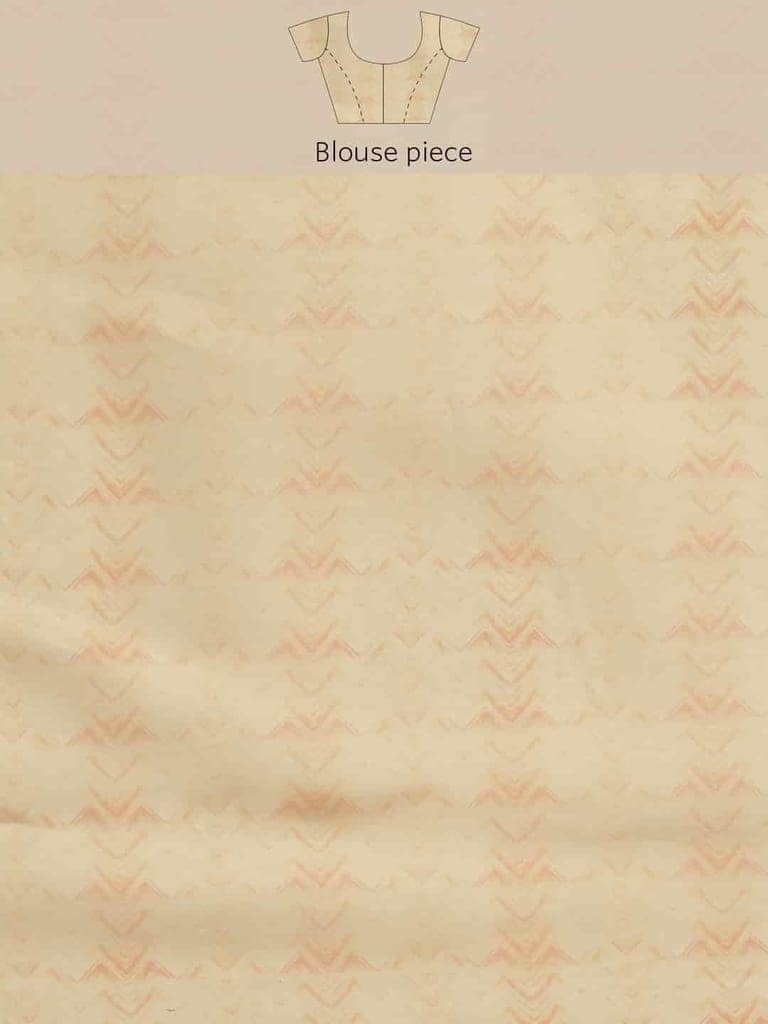 Women's Colorblock Digital Printed Chiffon Saree With Unstiched Blouse Piece view 8