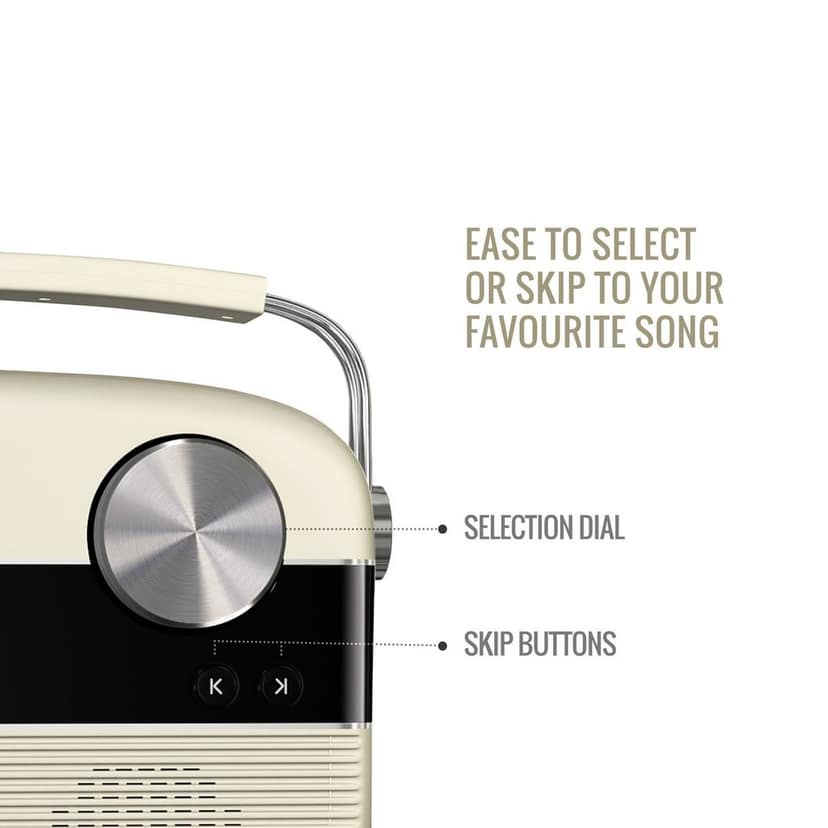 Carvaan Saregama Marathi - Bookshelf Portable Music Player with 5000 Preloaded Songs, FM/BT/AUX view 7