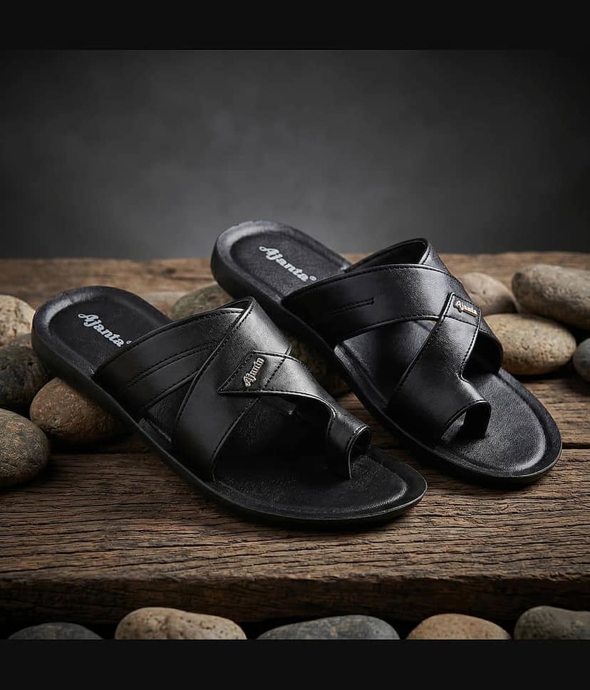 Ajanta EG3017 - Black Men's Sandals view 2