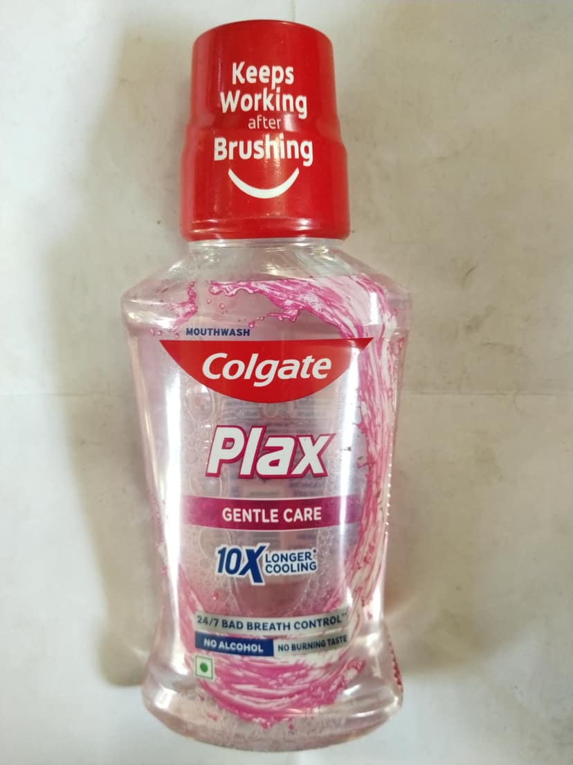 Colgate Plax Gentle care Mouthwash 10x Longer Cooling No alcohol no burning taste