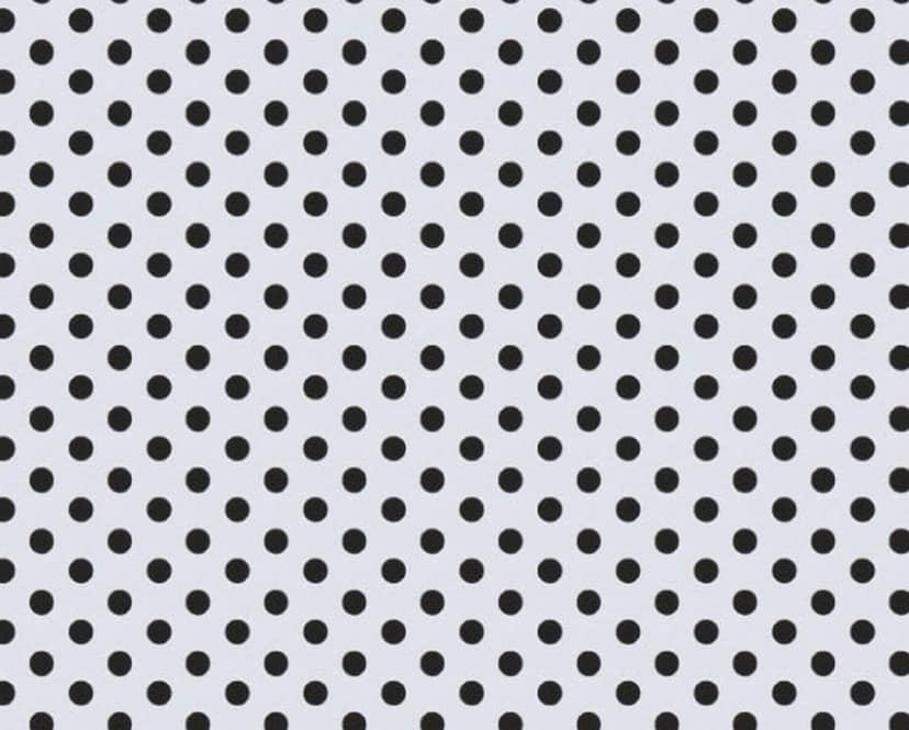 AIRWILL 100% Cotton Polka Pattern 8 Seater Rectangle Table Cover Sized, 56x95 inches (Black,White, Pack of 1) view 2