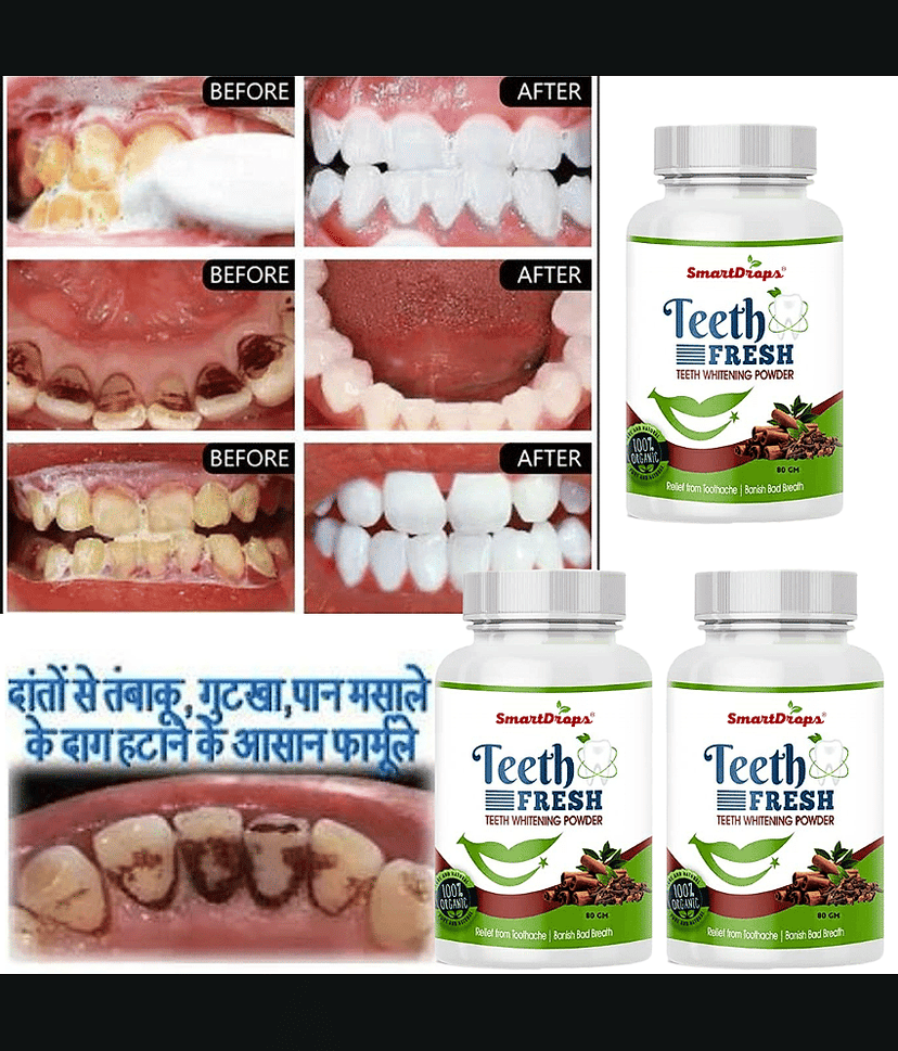 Smartdrops Organic Denture Oral Kit