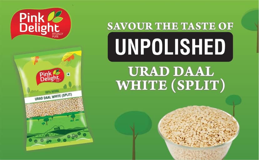 Pink Delight Unpolished And Dry Urad Dhuli / Mogar Dal | 500g Pack view 4