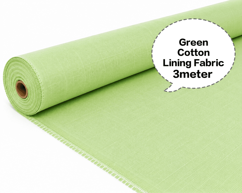 Green Cotton Lining Fabric (Bada Panna), Green Cotton Lining Fibre (Bada Panna), Green Lining Cloth (Bada Panna), Soft Green Cotton Lining (Bada Panna), Green Garment Lining Fabric (Bada Panna) view 3