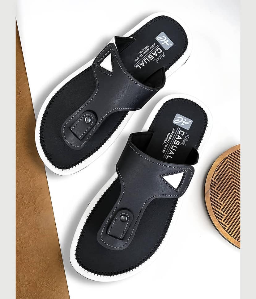 Chappal Wala 14311 Navy Men's Thong Flip Flop