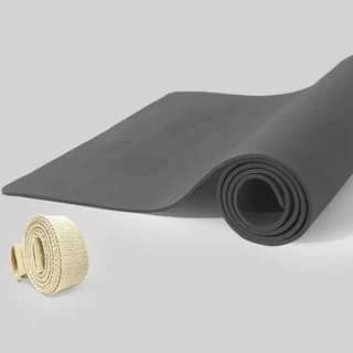 "Yoga Mat with Strap - Eco-Friendly TPE Yoga Mat, Non-Slip Exercise Mat for Home, Gym, Travel"