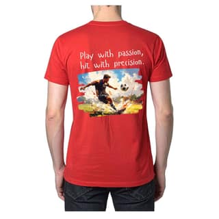 Trishoolin Sports Theme T-Shirt | Design 10410MB | Cotton Regular Fit | Crew Neck / Round Neck Half Sleeve | Pack of 1