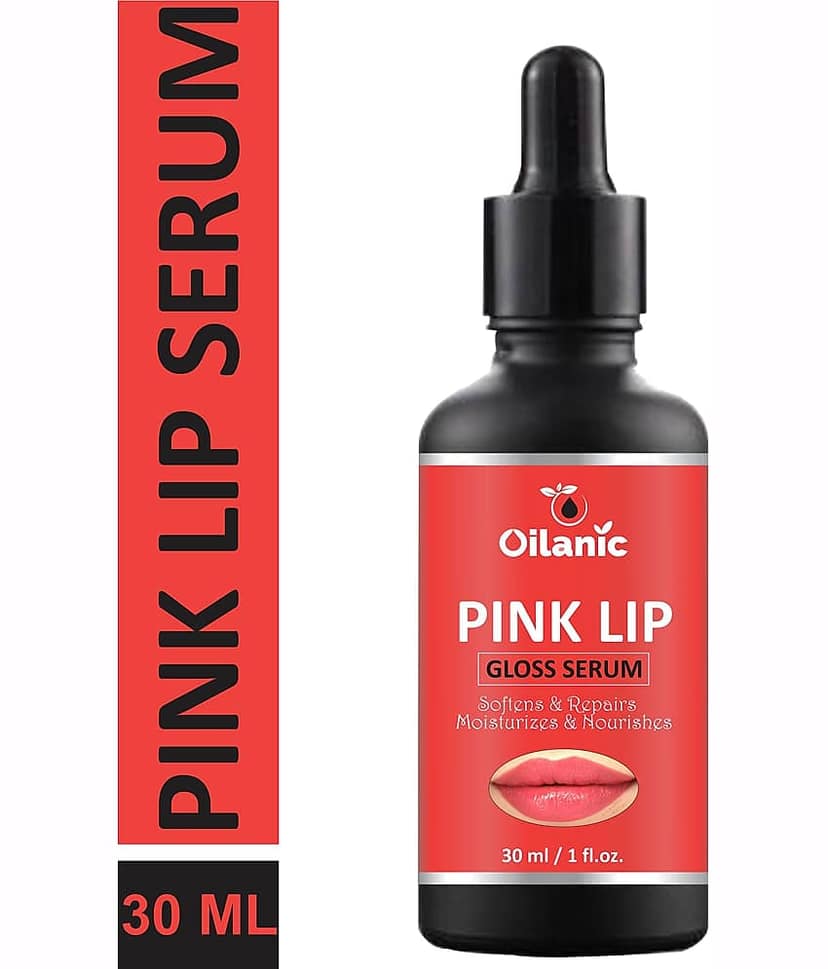 Oilanic Premium Pink Lip Gloss Serum For Soft and Natural Pink Lips Face Serum 30 mL