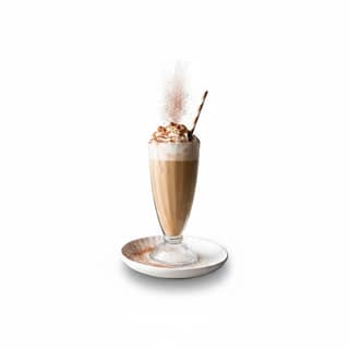 Creamy Whipped Cold Coffee - 700 gm - One serving glass