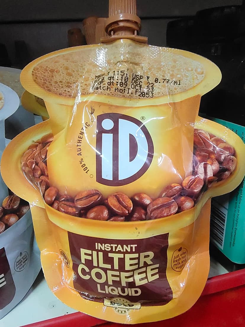 ID instant filter coffee liquid - bold