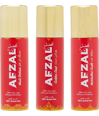 AFZAL - Deodorant Spray for Unisex 50 ml ( Pack of 3 )