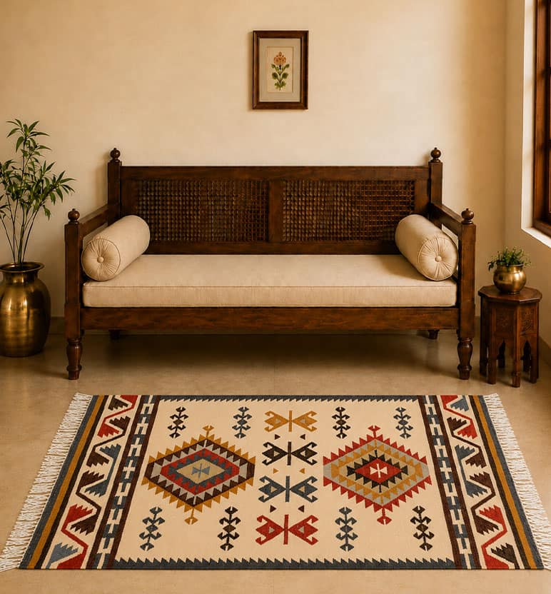 Handwoven Woolen Panja Dari