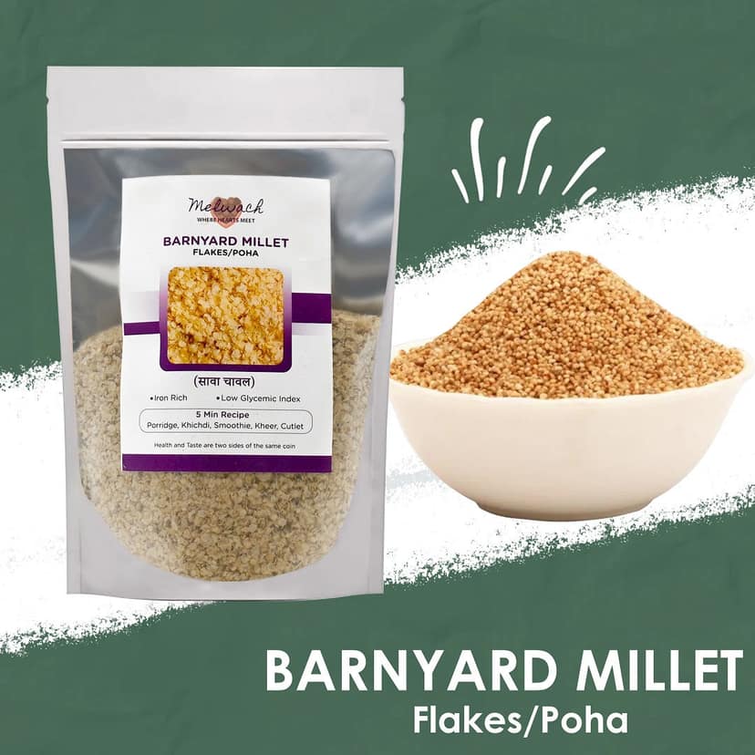 Barnyard Millet Flakes/Poha, 350 gm view 2