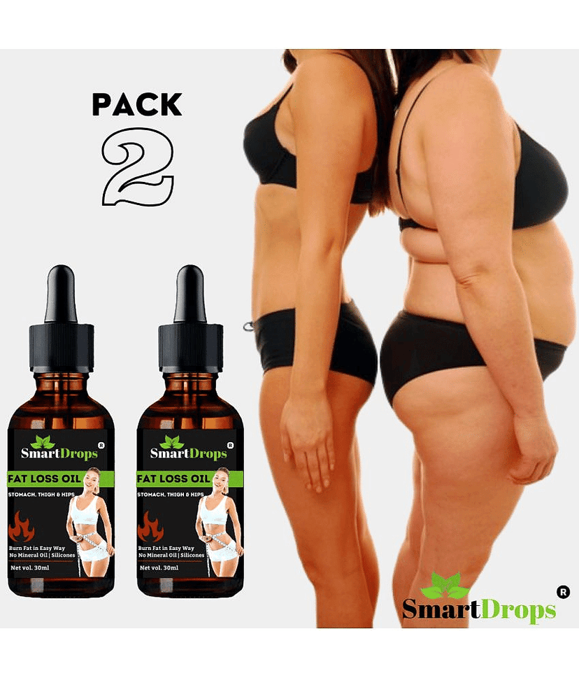 Smartdrops Fat Burner Oil Shaping & Firming Oil 60 mL Pack of 2