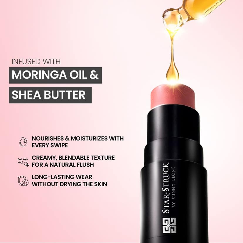 Star Struck by Sunny Leone Blush Stick - Rosybaby, 7g view 3