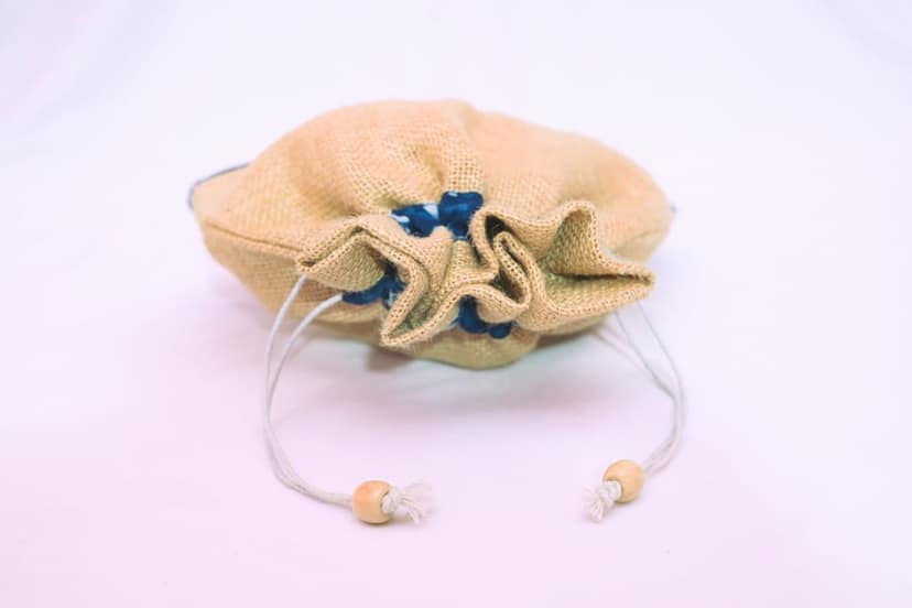 Jute Batwa blue colour view 4