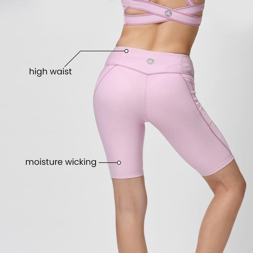 Tic Tac Cycling Shorts - Cotton Candy Pink view 4