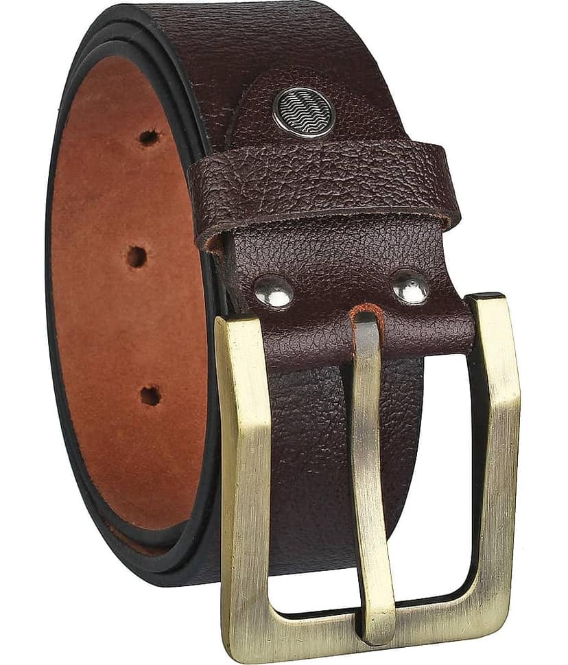 Zoro Brown Leather Formal Belt