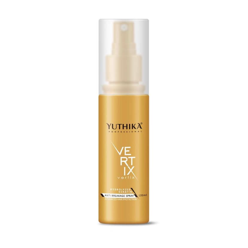 Yuthika Professional Vertix Anti Breakage Hair Spray 100ml, Hydrolyzed Keratin Hair Spray for Chemically Treated Hair