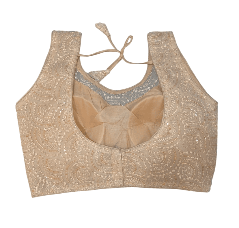 Buy Georgette Embroidery Work Blouse Online at Best Price in India view 3