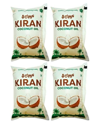 Kiran Coconut Oil Pouch 1L