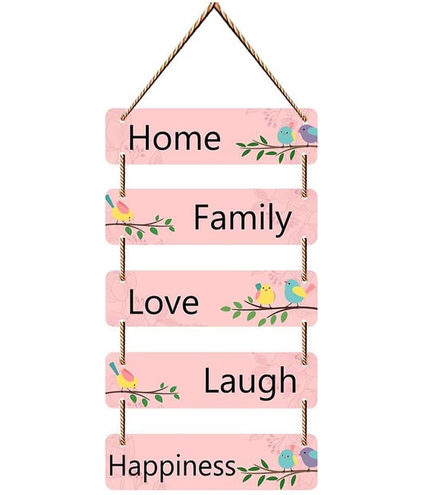 Saf Wood Wall Sculpture Multi - Pack of 1