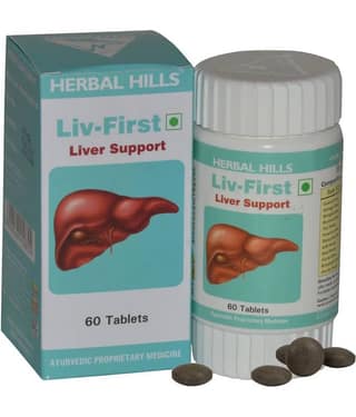 Herbal Hills Liv-First 60 Tablets 500 mg