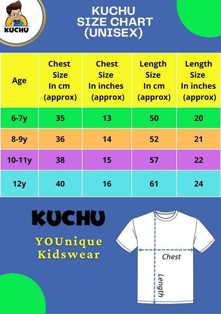 KUCHU Unisex Tshirt | Made of Super Combed Cotton-Modal Natural Fiber Better Than 100% Cotton| Soft & Breathable Fabric| Unique Digitally Printed Design |Vibrant Colour | K-POP view 3
